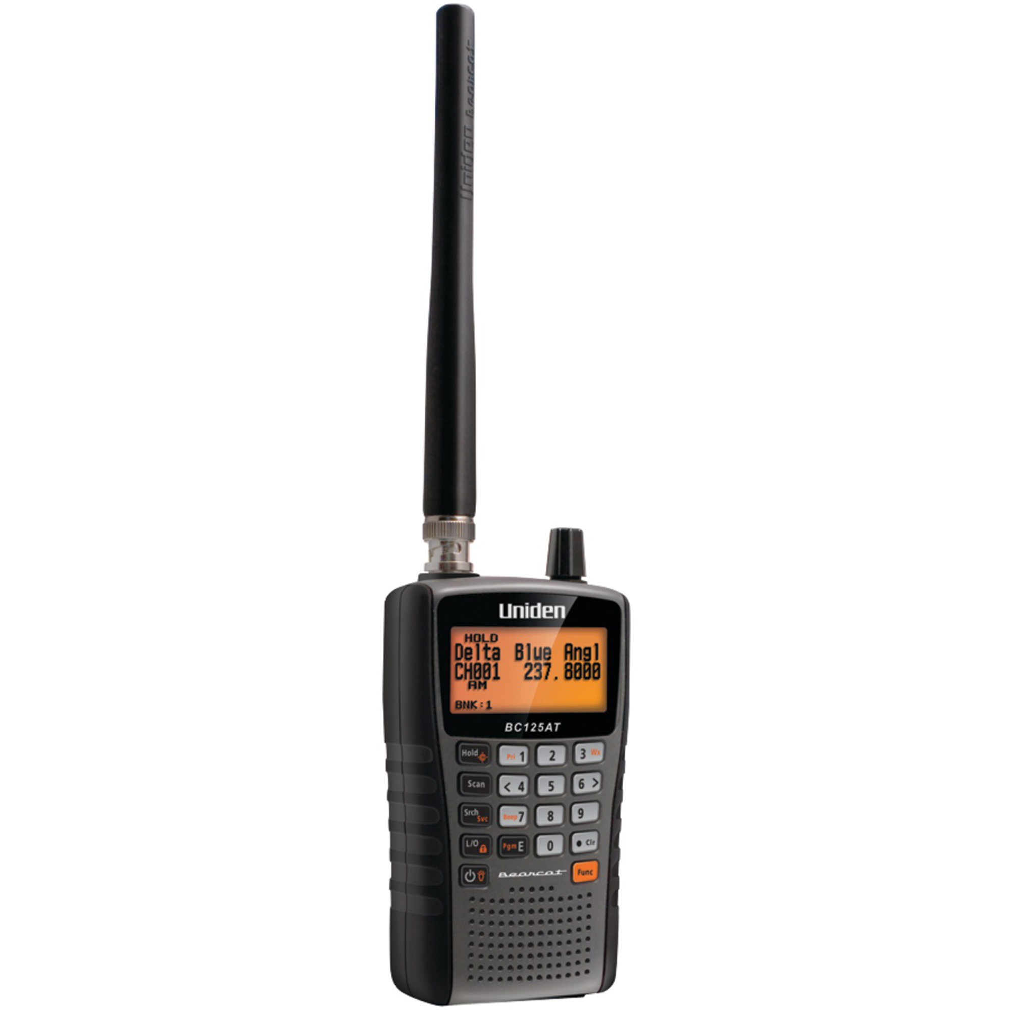 Uniden Bearcat Compact Handheld Analog Scanner - 500 Channels, Close Call RF Technology, Model# BC125AT